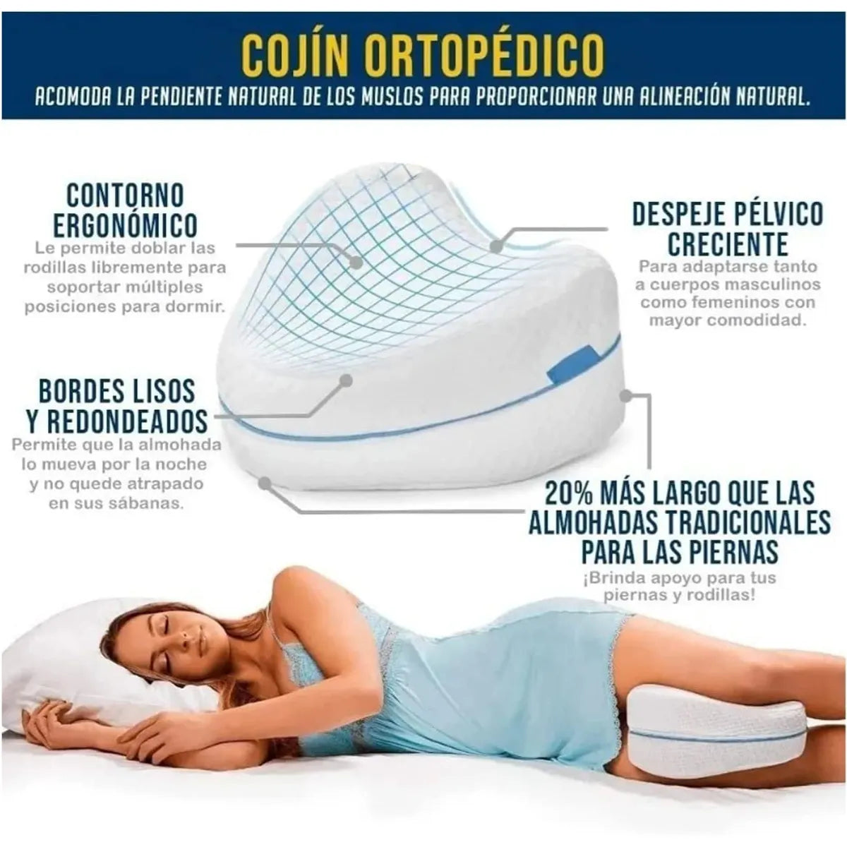 Almohada Terapéutica - Buen Descanso